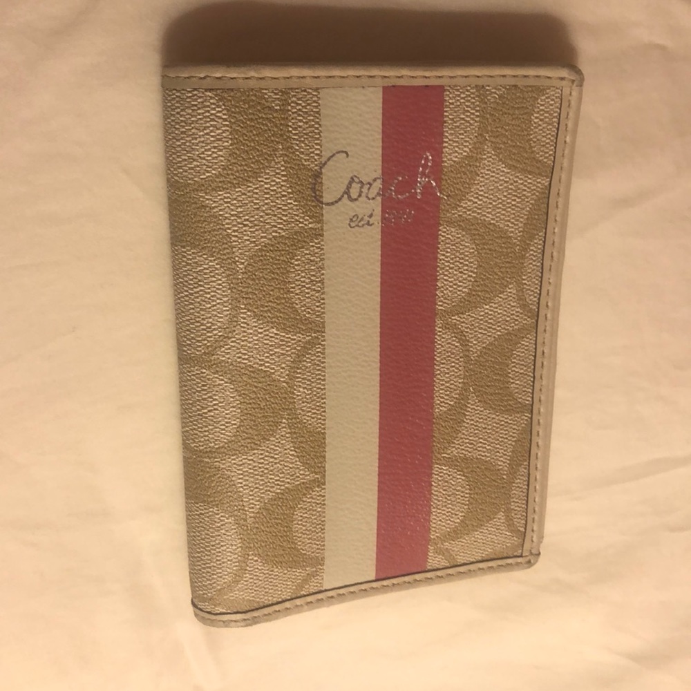 Coach Passport Holder